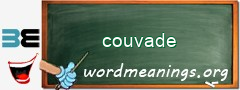 WordMeaning blackboard for couvade